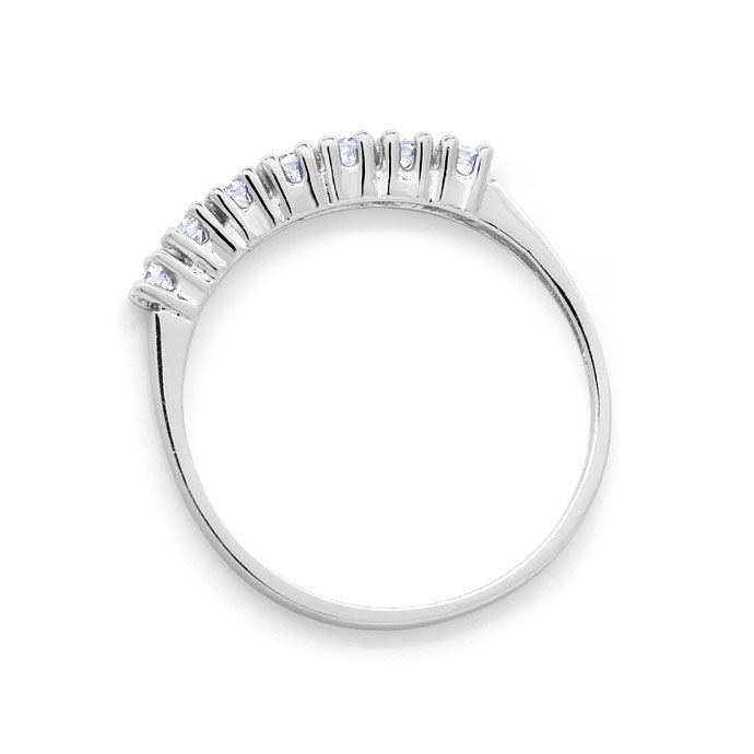 Foto 3 - Halbmemory Allianz Ring 0,18ct Diamanten, 14K Weißgold, R8543